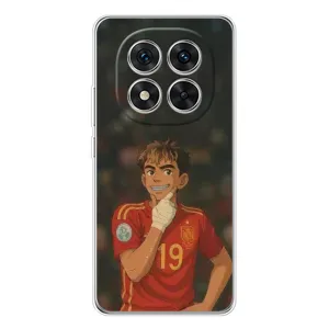 Чехол с футболистом Ламин Ямаль Xiaomi Redmi Note 14 Pro 5G (Ямаль аниме)