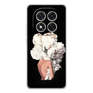 Чехлы (ART) Цветы на Xiaomi Redmi Note 14 Pro Plus (VPrint) (Білі квіти)