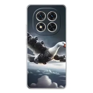 Чехол с мемом Тралалело тралала на Xiaomi Redmi Note 14 Pro Plus (Бомбардини гусини)