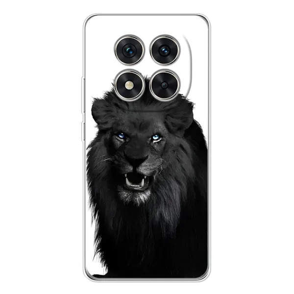 Чохол з принтом «Чорний ЛЕВ» для Xiaomi Redmi Note 14 Pro Plus