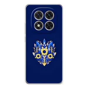 Чехлы для Xiaomi Redmi Note 14 Pro Plus  Укр. Символика (AlphaPrint) (Цветочный Герб)
