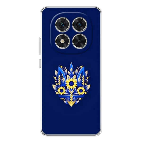 Чохол з принтом «Квітковий Герб» для Xiaomi Redmi Note 14 Pro Plus