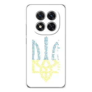 Чехлы для Xiaomi Redmi Note 14 Pro Plus  Укр. Символика (AlphaPrint) (Герб из букв)