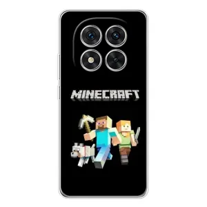 Чохол Майнкрафт на Xiaomi Redmi Note 14 Pro Plus (AlphaPrint) Minecraft (герої Minecraft)