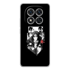 Чехлы на тему: Итачи Учиха для Xiaomi Redmi Note 14 Pro Plus (AlphaPrint) (коллаж Итачи)
