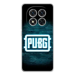 Чехол PUBG для Редми Нот 14 Про Плюс (AlphaPrint) (Лого PUBG)