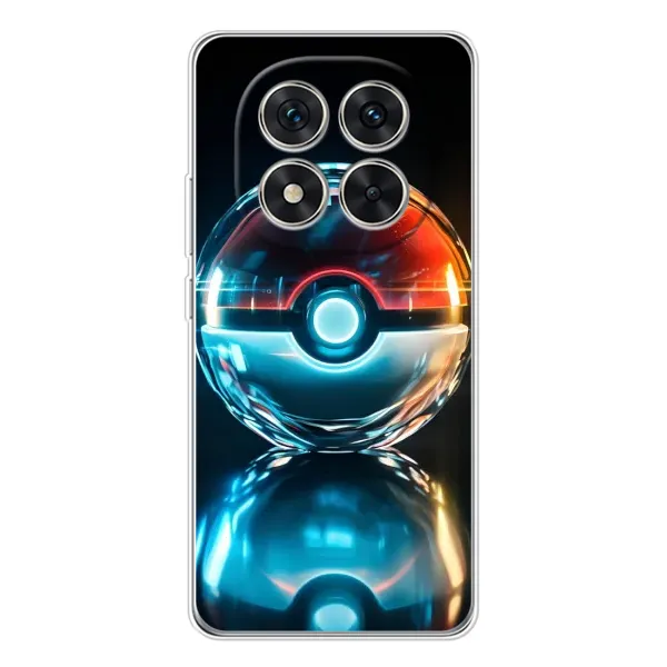 Чехол с принтом «Мяч Пикачу» для Xiaomi Redmi Note 14 Pro Plus