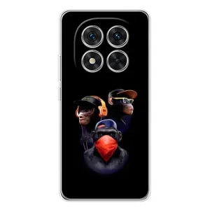 Чехол с Обезьянами Xiaomi Redmi Note 14 Pro Plus - (AlphaPrint) (Три обезьяны)