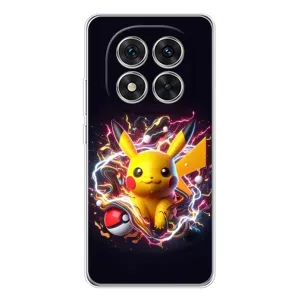 Чехол с Пикачу на Xiaomi Redmi Note 14 Pro Plus (Пикачу с мячом)