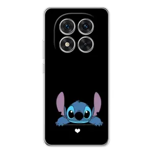 Чохол з принтом Стіч на Xiaomi Redmi Note 14 Pro Plus (Стіч на чорному)