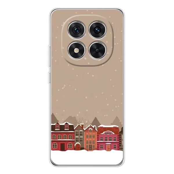 Чехол с принтом «Зимний город» для Xiaomi Redmi Note 14 Pro Plus