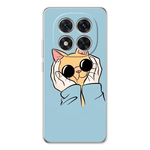 Чехол с принтом «Котик в очках» для Xiaomi Redmi Note 14 Pro Чехол с принтом «Котик в очках» для Xiaomi Redmi Note 14 Pro
