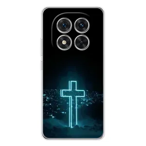 Християнські Чохли для Xiaomi Redmi Note 14 Pro (AlphaPrint) (Хрест і місто)