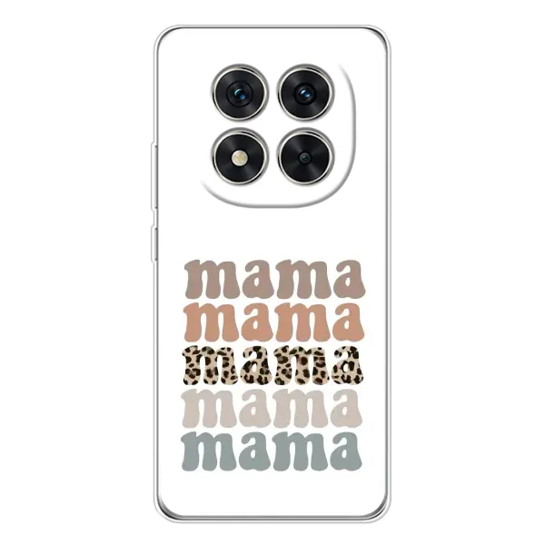 Чехол с принтом «Текстовый коллаж мама» для Xiaomi Redmi Note 14 Pro
