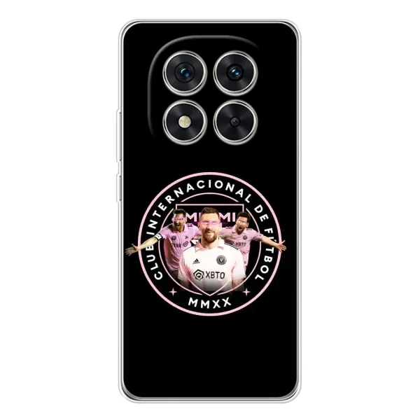 Чехол с принтом «Месси в лого» для Xiaomi Redmi Note 14 Pro