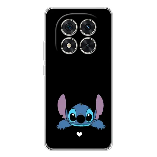 Чехол с принтом «Стич на черном» для Xiaomi Redmi Note 14 Pro