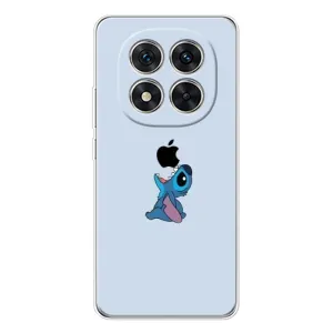 Чохол з принтом Стіч на Xiaomi Redmi Note 14 Pro (Stitch apple)