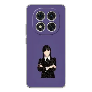 Чохли Венсдей на Xiaomi Redmi Note 14 Pro Уенсдей (AlphaPrint) (Венздей у чорному)