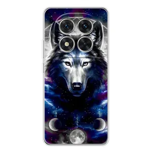 Защитные чехлы для Редми Нот 14 Про (AlphaPrint) (ХИТ продаж) ВОЛК (Волк)