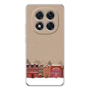 Новорічні, Святкові Чохли для Xiaomi Redmi Note 14 Pro - 2024 год (Зимове місто)