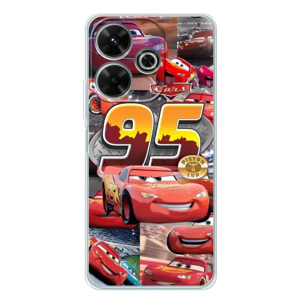 Чохол з принтом «Колаж Блискавка Маквін» для Xiaomi Redmi Note 14 SE 5G