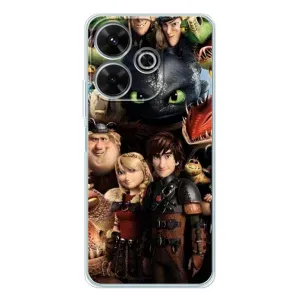 Чохол як приборкати дракона на Xiaomi Redmi Note 14 SE 5G (Персонажі дракона)
