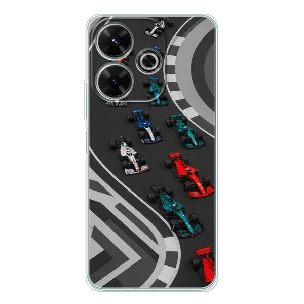 Чохол з принтом «Траса Ф1» для Xiaomi Redmi Note 14 SE 5G