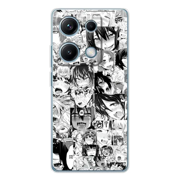 Чохол з принтом «Ahegao manga» для Xiaomi Redmi Note 14S Чохол з принтом «Ahegao manga» для Xiaomi Redmi Note 14S