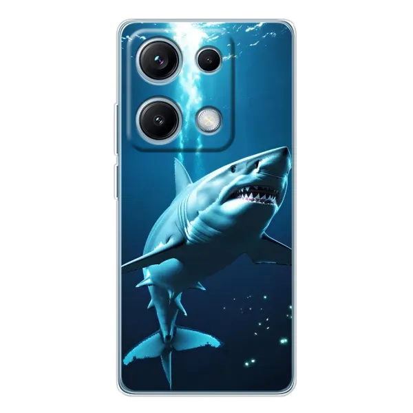 Чехол с принтом «Акула под водой» для Xiaomi Redmi Note 14S