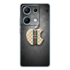 Чохли GUCCI для Редмі Нот 14С (AlphaPrint) (Apple gucci)