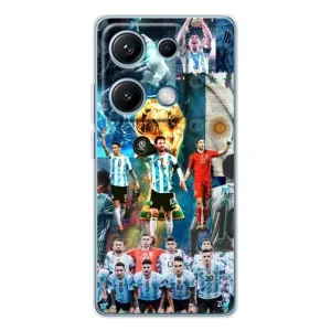 Чехлы Месси для Xiaomi Redmi Note 14S (AlphaPrint) (Аргентина Месси)