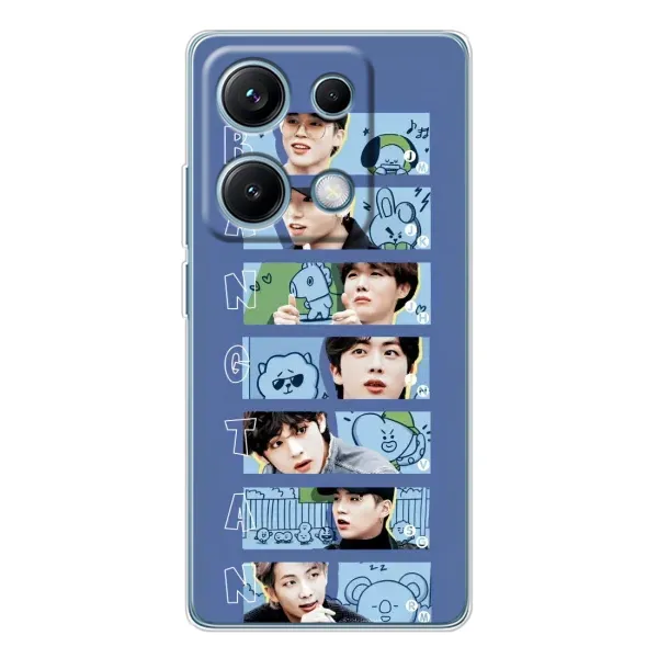 Чохол з принтом «Bangtan» для Xiaomi Redmi Note 14S Чохол з принтом «Bangtan» для Xiaomi Redmi Note 14S