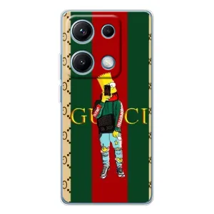 Бренднові Чохли для Xiaomi Redmi Note 14S - (PREMIUMPrint) (Барт ГУЧЧІ)