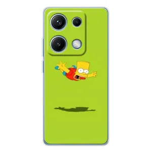 Чехол с Симпсонами для Xiaomi Redmi Note 14S (VPrint) (Барт Симпсон)