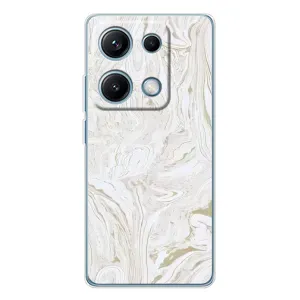 Мраморный чехол на Xiaomi Redmi Note 14S (VPrint) (Белый мрамор)