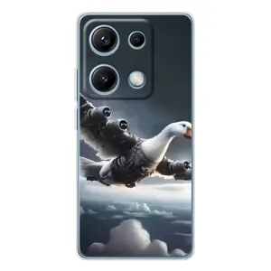Чехол с мемом Тралалело тралала на Xiaomi Redmi Note 14S (Бомбардини гусини)
