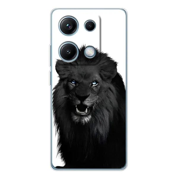 Чехол с принтом «Черный ЛЕВ» для Xiaomi Redmi Note 14S