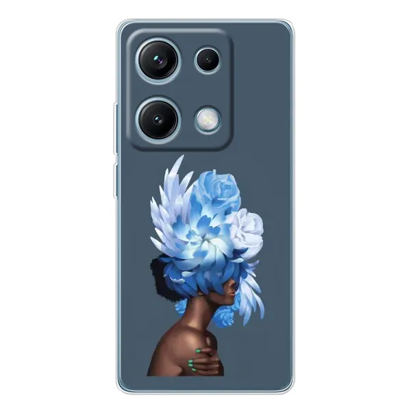 Чехол с принтом «Цветы на голове» для Xiaomi Redmi Note 14S