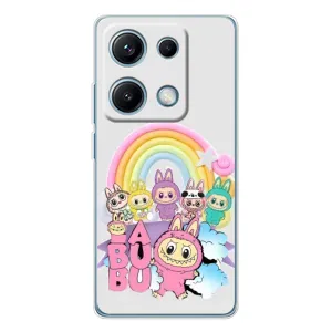 Чехол с Лабубу на Xiaomi Redmi Note 14S (Фон Лабубу)