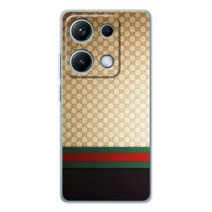 Чохли GUCCI для Редмі Нот 14С (AlphaPrint) (Гуччі Фон)