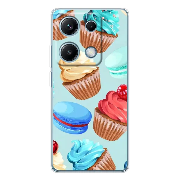 Чехол с принтом «Кексики» для Xiaomi Redmi Note 14S Чехол с принтом «Кексики» для Xiaomi Redmi Note 14S