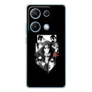 Чохли на тему: Ітачи Учіха для Xiaomi Redmi Note 14S (AlphaPrint) (колаж Ітачі)