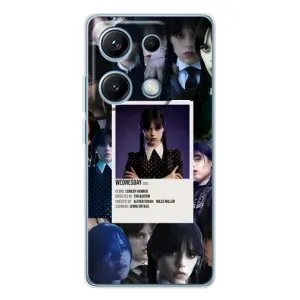 Чохли Венсдей на Xiaomi Redmi Note 14S Уенсдей (AlphaPrint) (колаж Венздей)