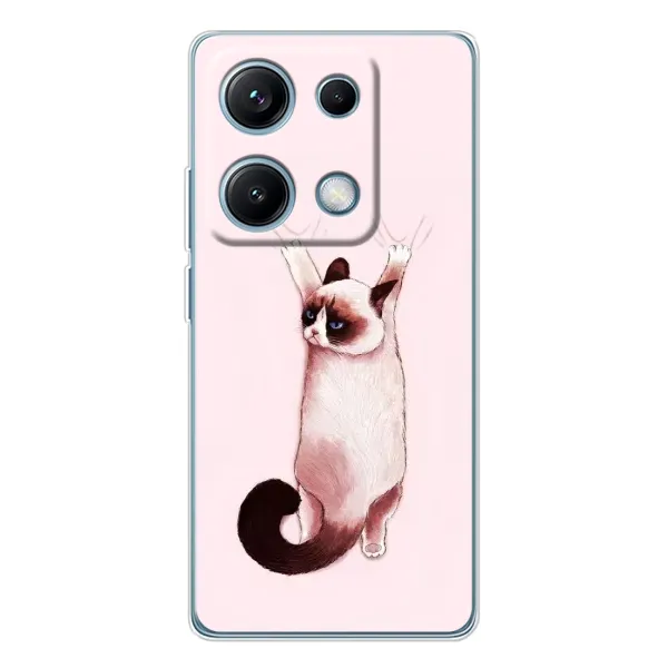Чехол с принтом «Котик падает» для Xiaomi Redmi Note 14S Чехол с принтом «Котик падает» для Xiaomi Redmi Note 14S