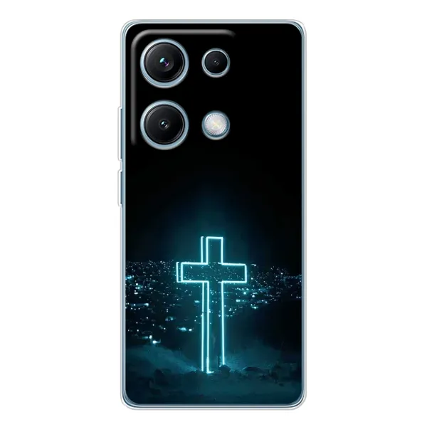 Чохол з принтом «Хрест і місто» для Xiaomi Redmi Note 14S