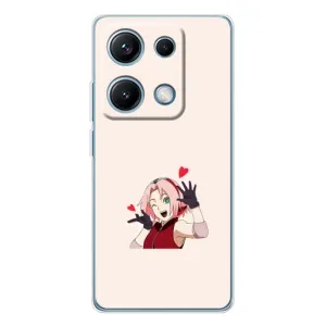 Чохли Персонажі Аніме Наруто для Xiaomi Redmi Note 14S (AlphaPrint) (Лайк Сакура)