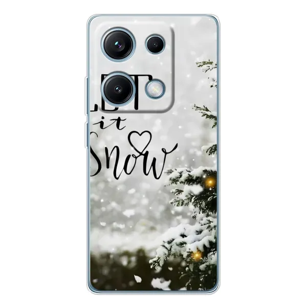 Чехол с принтом «Let it snow» для Xiaomi Redmi Note 14S Чехол с принтом «Let it snow» для Xiaomi Redmi Note 14S