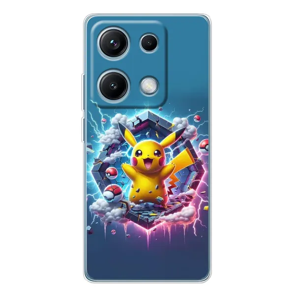 Чохол з принтом «Лого Пікачу» для Xiaomi Redmi Note 14S
