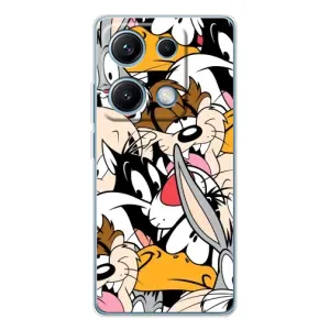 Популярні Чохли з картинками для Редмі Нот 14С (Looney Tunes)