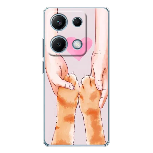 Чехол с принтом «Любовь к котикам» для Xiaomi Redmi Note 14S Чехол с принтом «Любовь к котикам» для Xiaomi Redmi Note 14S